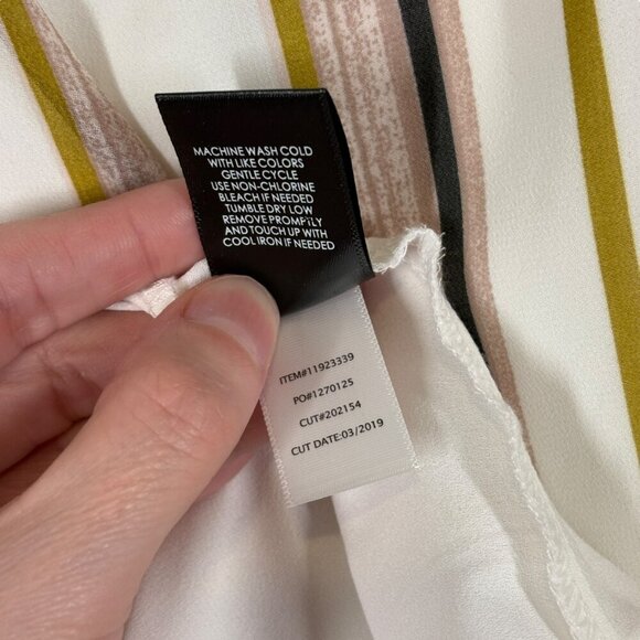 Torrid Duel Layer Vertical Stripes Flowy Cami Tank Top Women's Plus Size 2X - Picture 8 of 8